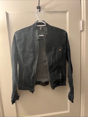 Buffalo David Bitton Black Washed Denim Jacket
